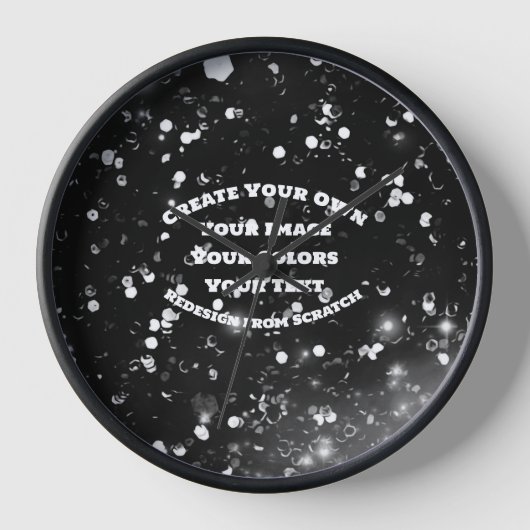 Horloge Créez votre propre image personnalisée (Recto)