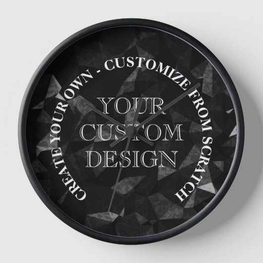 Horloge Créez votre propre logo/conception personnalisé (Recto)