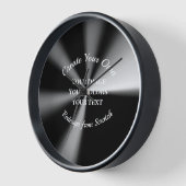 Horloge Créez votre propre personnalisation (Angle)