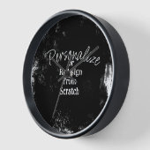 Horloge Créez votre propre personnalisation (Angle)