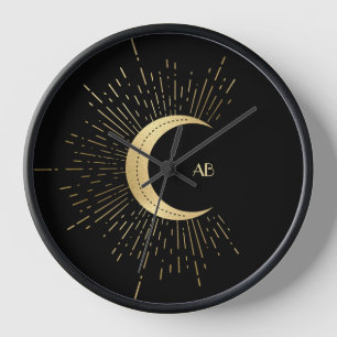 Horloge Créez votre propre Tarot Lune Arcane Or