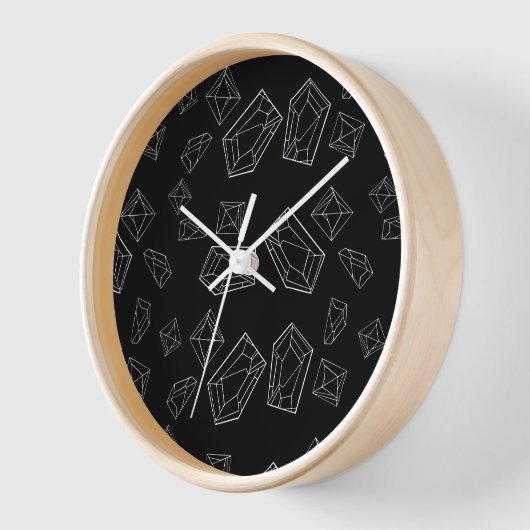 Horloge Cristaux (Angle)