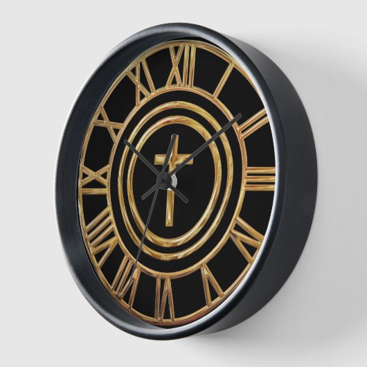 Horloge Croix d'or (Angle)