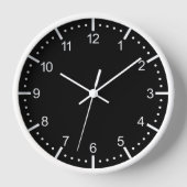Horloge Custom Background Color (Recto)