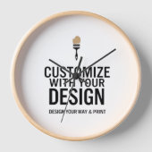 Horloge Custom Minimalist Personalized Company Branded (Recto)