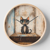 Horloge Cute Chat (Recto)
