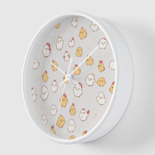 Horloge Cute Chicks (Angle)