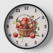 Horloge Cute cuisine pomme de fruits (Recto)