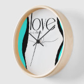 Horloge cute design girl (Angle)