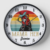 Horloge Cute Mama, ajouter le nom (Recto)