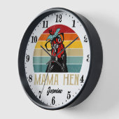 Horloge Cute Mama, ajouter le nom (Angle)