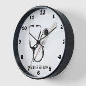 Horloge Cute Nurses Station ajouter un texte (Angle)