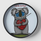 Horloge Cute Ours Koala (Recto)