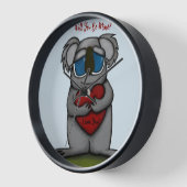 Horloge Cute Ours Koala (Angle)