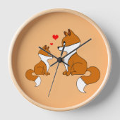 Horloge Cute renard (Recto)