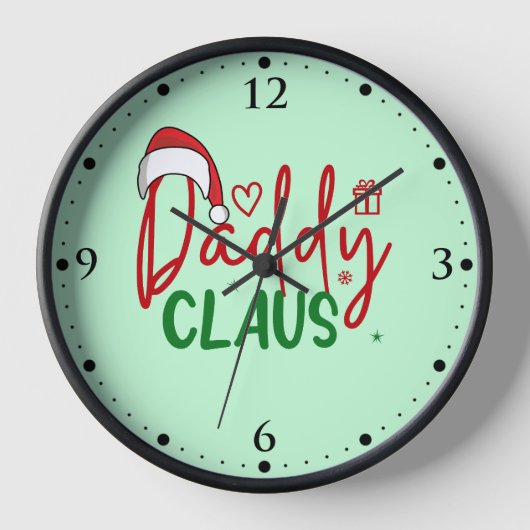 Horloge Daddy Claus Christmas Design-60094 (Recto)