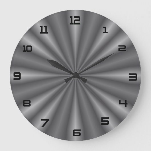 Horloge d'affichage en acier inoxydable (Recto)