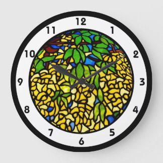 Horloge d'affichage en verre tendu