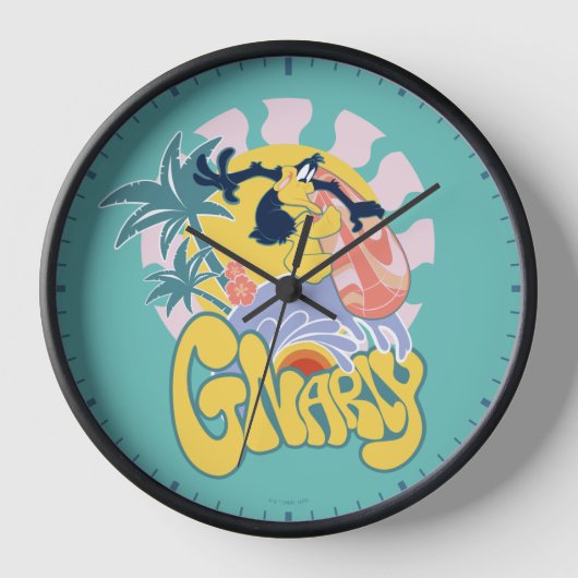 Horloge DAFFY DUCK™ Surf - Gnarly (Recto)