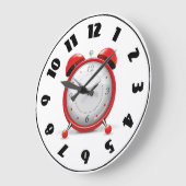 Horloge d'alarme rouge (Angle)