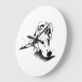 Horloge dalmate - Art canin (Angle)