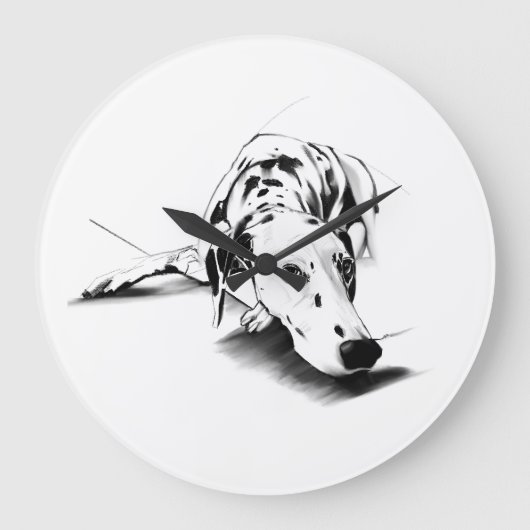 Horloge dalmate - Art canin (Recto)