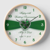 Horloge Damask 55e anniversaire du Mariage (Recto)