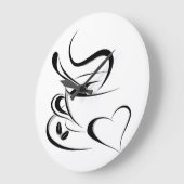 horloge d'amour de café (Angle)