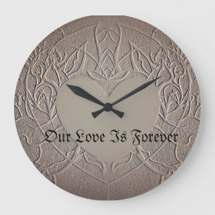 Horloge d'amour mariage et perpétuelle