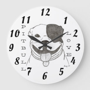 Horloge d'amour Pitbull