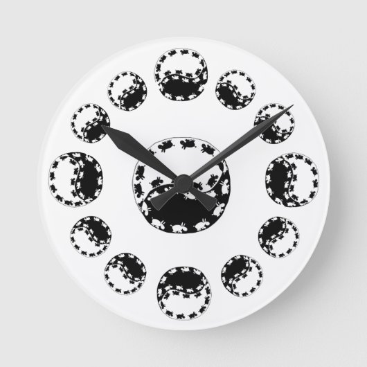 horloge d'âne de yang de yin (Recto)