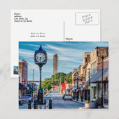 Horloge Dans Le Centre-Ville Cape Girardeau Carte  (Devant / Derrière)