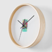 Horloge Dans l'étreinte aimez votre vie (Angle)