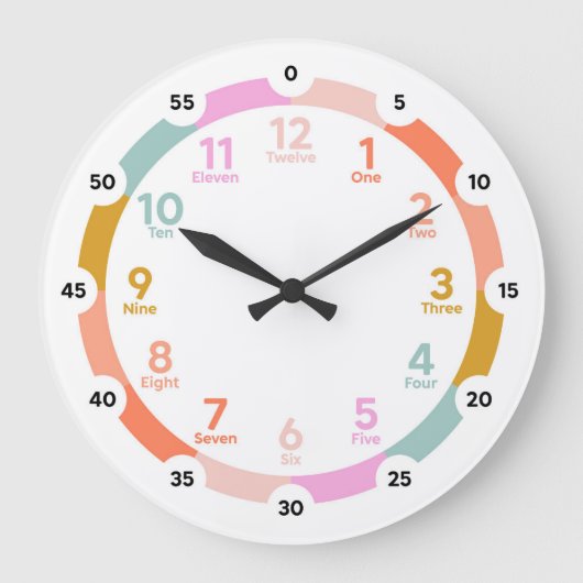 Horloge d'apprentissage - brise fraîche (Recto)