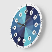 Horloge d'apprentissage - Heure d'annonce - Bleu d (Angle)