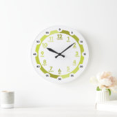 Horloge d'apprentissage - teintes jaunes (Maison)