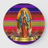 Horloge d'aquarelle de Notre-Dame de Guadalupe (Recto)