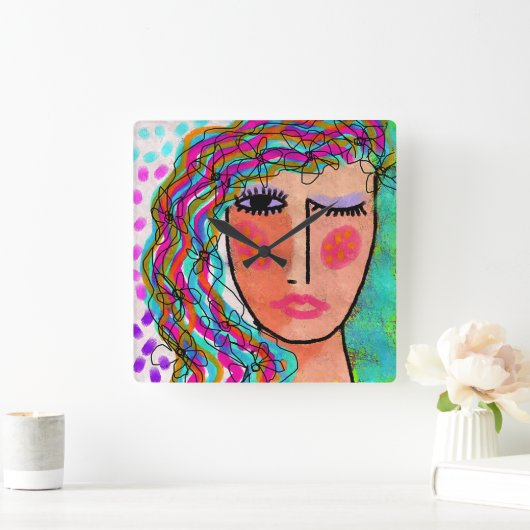 Horloge d'art Abstraite unique (Maison)