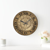 Horloge d'art Compass vintage (Maison)