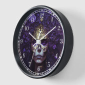Horloge d'art de Goth Queen Imaginaire (Angle)