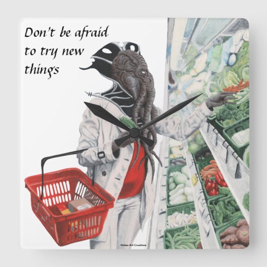 Horloge d'art Imaginaire d'épicerie Mind Flayer (Recto)