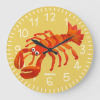 Horloge d'art : John Dyer Cornish Lobster. Padstow