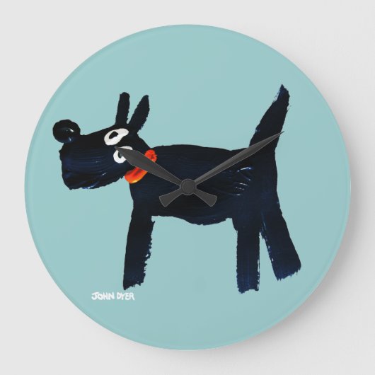 Horloge d'art : John Dyer Scotty Dog (Recto)