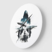 Horloge d'art Shadow Wanderer (Angle)