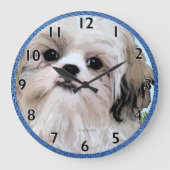 Horloge d'art Shih Tzu (Recto)