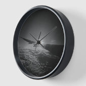 Horloge d'avion en N&B (Angle)