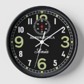 Horloge d'avion rétro (Recto)