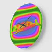 horloge de baleine psychédélique souriante (Angle)