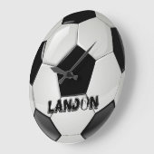 Horloge de balle de football personnalisée (Angle)