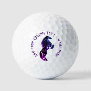 Horloge de balles de golf avec personnalisation Vo
